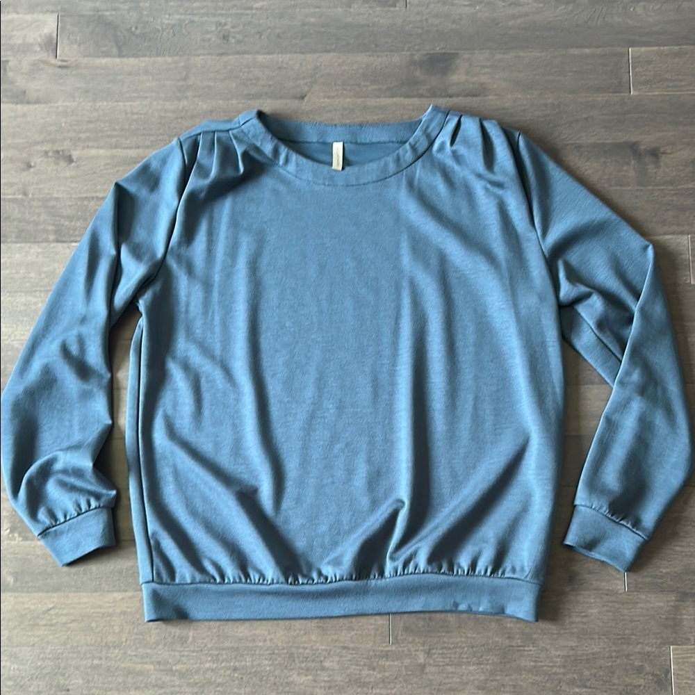Blue Long Sleeve Sweatshirt